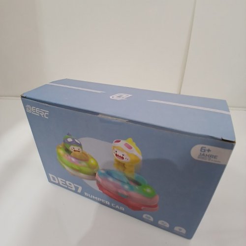 2PK DEERC REMOTE CONTROL RC BUMPER CAR TOY SET WITH 360° ROTATION - MULTICOLORED (MODEL: DE97) image 3