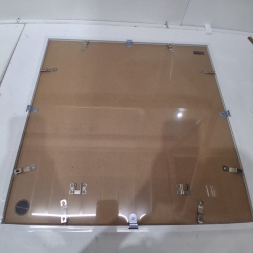 AMERICANFLAT PICTURE FRAME WITH POLISHED PLEXIGLASS - 20" X 20" - WHITE image 3