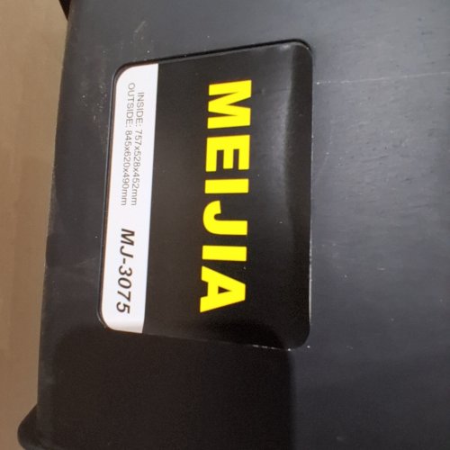 MEIJIA PORTABLE ALL WEATHER WATERPROOF IP67 PROTECTIVE HARD CASE WITH CUSTOMIZABLE FIT FOAM FOR CAMERA EQUIPMENT - 33.25"X24.4"X19.3" - BLACK - (MODEL: MJ-3075) image 2
