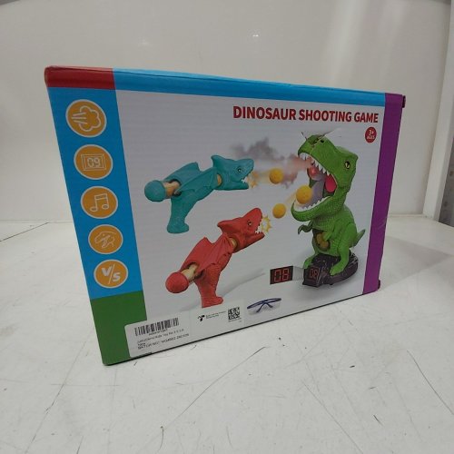 JUKUDAHU MOVEABLE DINOSAUR SHOOTING TOY - GREEN / RED / BLUE image 2