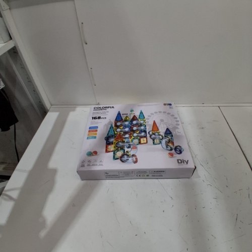 168PC PZL MAGNETIC BUILDING BLOCK SET - MULTICOLOR image 3