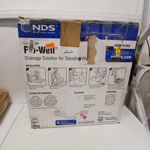 NDS DRY/FLO-WELL STORM WATER LEACHING SYSTEM, DRAINAGE FOR STANDING WATER | 24" X 28.75" | BLACK (FWAS24) image 4