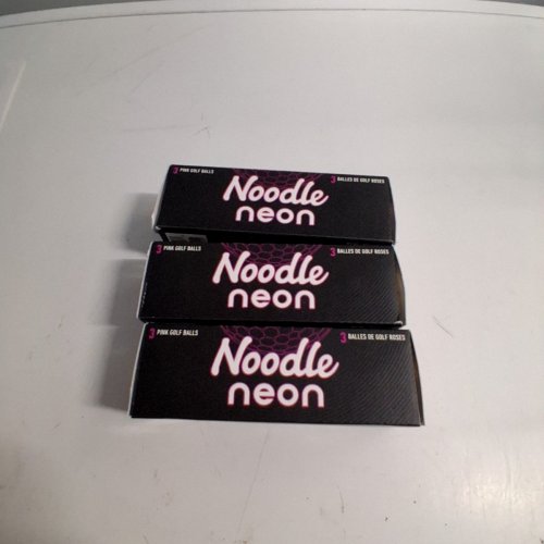 3(3PK) NOODLE NEON PINK GOLF BALLS - PINK image 5