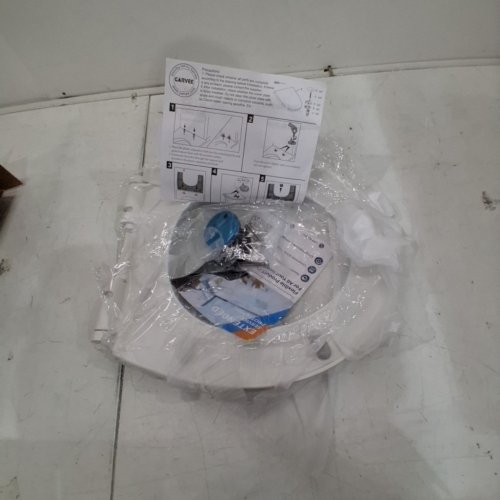 GARVEE ROUND TOILET SEAT WITH SOFT CLOSE - 14.5" X 16" - WHITE - (MODEL: PHO-16EX3QUX) image 2