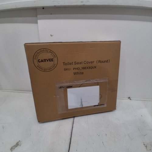 GARVEE ROUND TOILET SEAT WITH SOFT CLOSE - 14.5" X 16" - WHITE - (MODEL: PHO-16EX3QUX) image 4