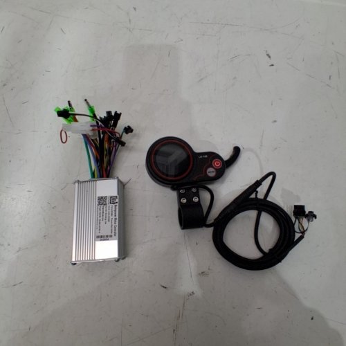 MOTOR CONTROLLER KIT WITH LCD DISPLAY FOR ELECTRIC SCOOTER - 48V - 250/350W - BLACK image 2