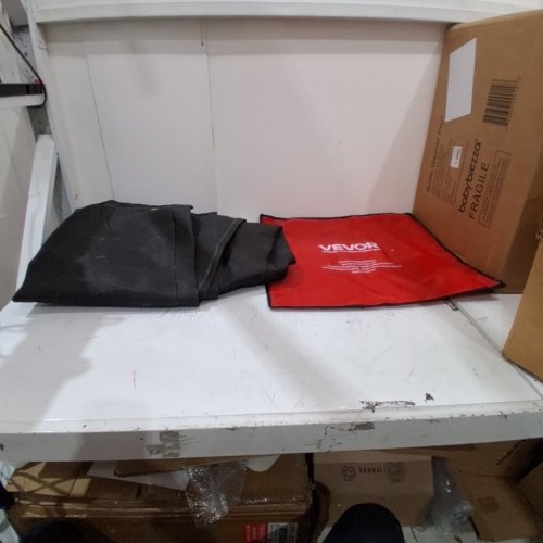 VEVOR PORTABLE FIBERGLASS FIRE RETARDANT WELDING BLANKET MAT WITH CARRYING BAG - 10FT X 10FT - BLACK image 5