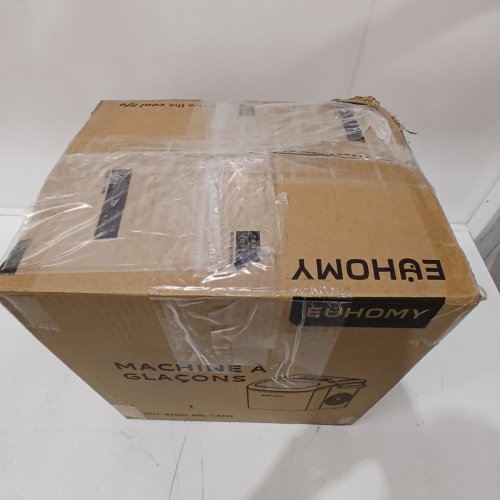 EUHOMY COUNTERTOP ICE MAKER MACHINE WITH HANDLE & BASKET - MAKES 26LB/DAY - BLACK (MODEL: IM001-BBL-CAEH) image 6
