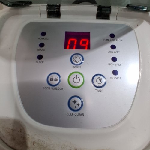 INTEX QS1200 KRYSTAL CLEAR DIGITAL SALTWATER SYSTEM WITH E.C.O. FOR ABOVE GROUND POOLS UP TO 15,000GAL. - 110V-120V- REQUIRES 700-3200GPH FILTER - GREY/WHITE (MODEL: 26669EG/ECO6110) image 2
