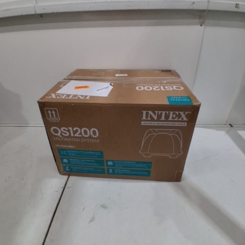 INTEX QS1200 KRYSTAL CLEAR DIGITAL SALTWATER SYSTEM WITH E.C.O. FOR ABOVE GROUND POOLS UP TO 15,000GAL. - 110V-120V- REQUIRES 700-3200GPH FILTER - GREY/WHITE (MODEL: 26669EG/ECO6110) image 6