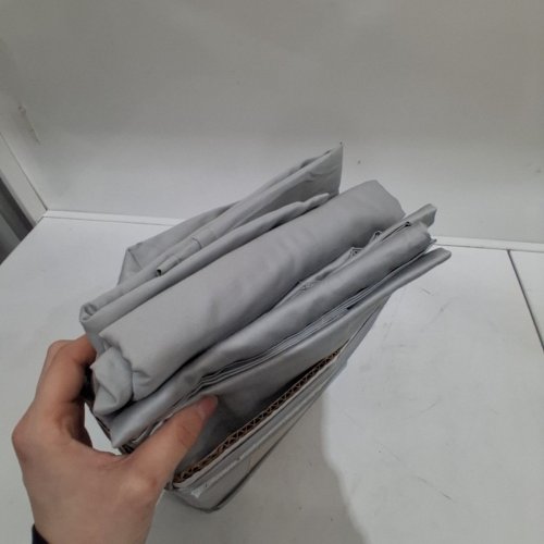 6PC HOTEL SIGNATURE COTTON SATEEN SHEET SET - QUEEN - GREY (MODEL: 1992020) image 2