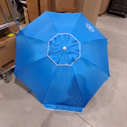 CARIBBEAN JOE TILTING BEACH UMBRELLA - 6.5FT - LIGHT BLUE (MODEL: CJ-TUVC78-BL) image 3