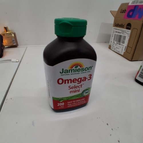 200 MINI SOFTGELS JAMIESON OMEGA-3 FISH OIL SOFTGELS image 2
