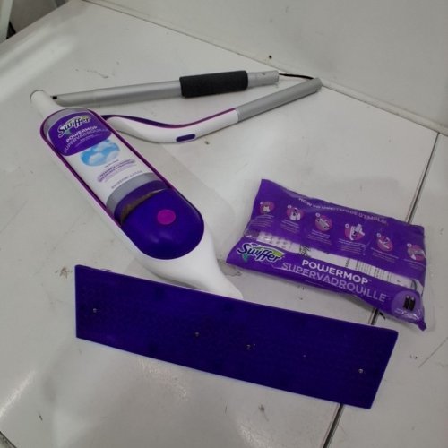 SWIFFER POWERMOP MULTI-SURFACE SPRAY MOP KIT - PURPLE/WHITE image 3