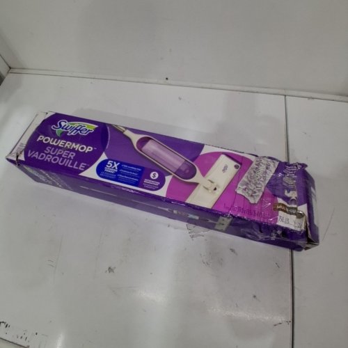 SWIFFER POWERMOP MULTI-SURFACE SPRAY MOP KIT - PURPLE/WHITE image 4
