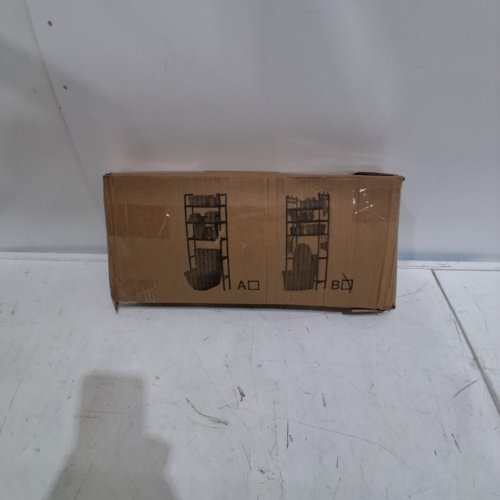OVER THE TOILET STORAGE RACK WITH HOOK - BLACK image 3