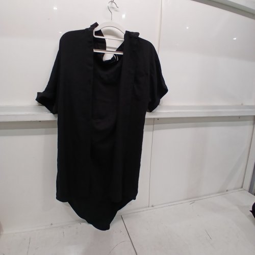 WOMENS BSUBSEACH BUTTON DOWN BATHING SUIT COVER UP - SMALL - BLACK image 2