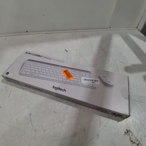 LOGITECH MK470 SLIM WIRELESS KEYBOARD AND MOUSE COMBO - LONG BATTERY LIFE, ULTRA QUIET, 2.4 GHZ USB RECEIVER, PLUG N' PLAY CONNECTIVITY - OFF-WHITE (MODEL: ‎YR0075, MR0082) image 6