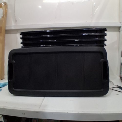 4PK IRIS USA 20 GAL UTILITY TOTE BLACK (MODEL:UT-20) image 3