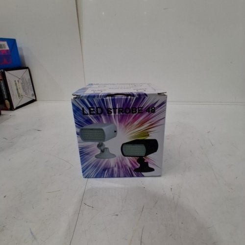 SOUND ACTIVATED LED PARTY STROBE LIGHT - 48 LED - BLACK image 4