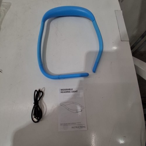 WEARABLE NECK READING LAMP - 3 MODES, 2.5W, 7" X 6" - BLUE (MODEL: G+8) image 4
