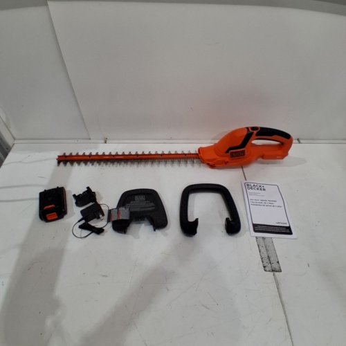 BLACK+DECKER 20 V BARE MAX LITHIUM ION CORDLESS HEDGE TRIMMER WITH BATTERY - 22" - 20V - ORANGE/BLACK (MODEL: LHT2220) image 3