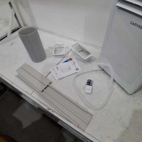 GARVEE 3-IN1 PORTABLE AIR CONDITIONER AC UNIT WITH DEHUMIDIFIER FAN AND REMOTE CONTROL - 8000BTU/HR - 115V - 60HZ - 770W - 6.8A - 13" X 15.9" X 34.8" - WHITE (MODEL: NPLJ12A-05C/X1E) image 6