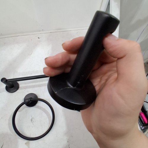 4PC BATHROOM ACCESSORY SET - BLACK image 4
