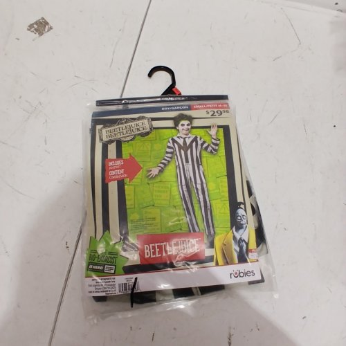 KIDS RUBIES BEETLEJUICE HALLOWEEN COSTUME - SMALL - BLACK WHITE image 2