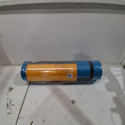 CAP BARBELL HIGH DENSITY EXERCISE YOGA MAT WITH STRAP - 64" - BLUE (MODEL: MTIS-6523-12TL) image 2