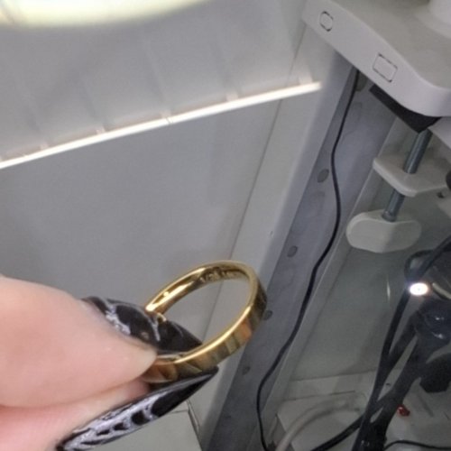 ADULTS NOKMIT FINE JEWELRY WEDDING BAND RING - SIZE 6 / 2 MM - 1/20 14 K GOLD (ITEM: X003F0010F) image 3