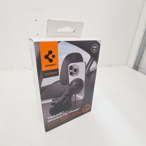 SPIGEN TAPLOCK QI2 MAGSAFE PHONE MOUNT AND CHARGER FOR SELECT TESLA VEHICLES - BLACK (MODEL: ITLST90W) image 6