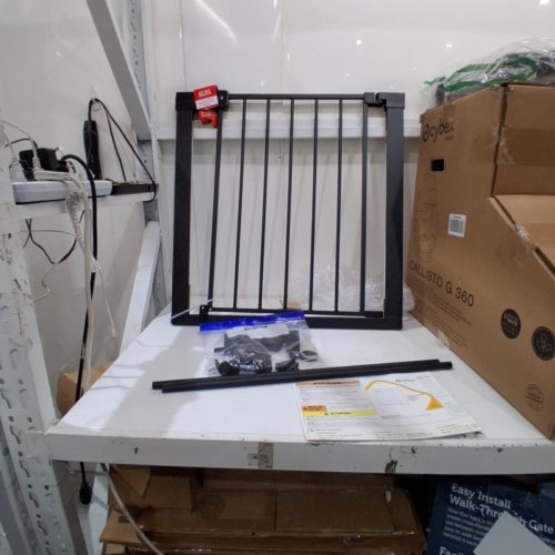 SAFETY 1ST EASY INSTALL BABY GATE ADJUSTABLE - 29" - 38" AND 28" TALL - BLACK - (MODEL: GA105CBLK2) image 2