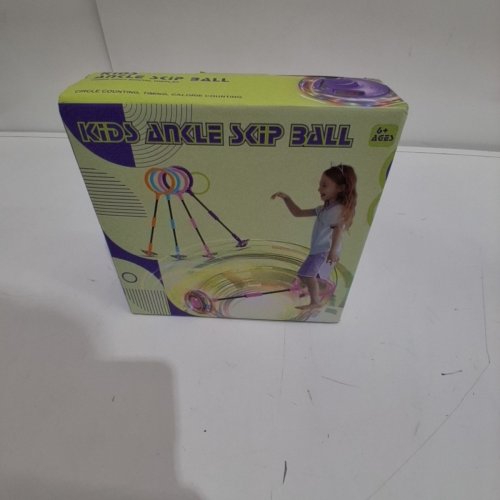 KIDS FOLDABLE ANKLE SKIP BALL - PINK/BLACK image 2