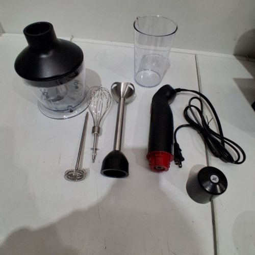 LINKCHEF 5-IN-1 BLENDER - 120 V - BLACK / RED (MODEL: HB-1580T) image 3