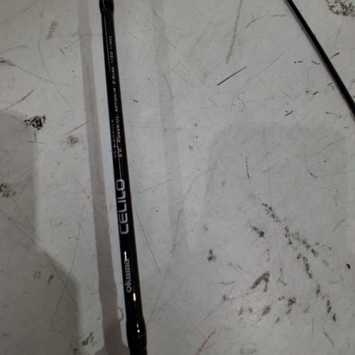2PC OKUMA CELILO GRAPHITE LIGHTWEIGHT ULTRA LIGHT FRESHWATER RODS - 6FT - BLACK/CORK - (MODEL: CE-S-602ULB) image 3