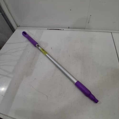 SPARTA ALUMINUM BROOM MOP HANDLE - 30" REPLACEMENT HANDLE WITH ACME THREADED TIP FOR COMMERCIAL CLEANING - PURPLE image 3