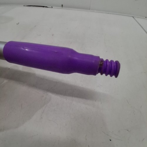 SPARTA ALUMINUM BROOM MOP HANDLE - 30" REPLACEMENT HANDLE WITH ACME THREADED TIP FOR COMMERCIAL CLEANING - PURPLE image 4