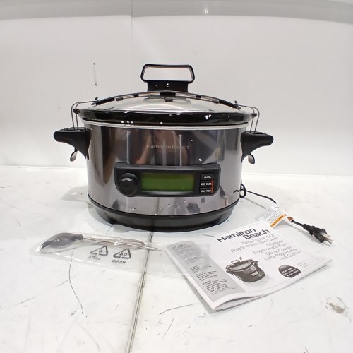 HAMILTON BEACH TEMP TRACKER SLOW COOKER - 6 QT - BLACK (MODEL: 33866) image 3