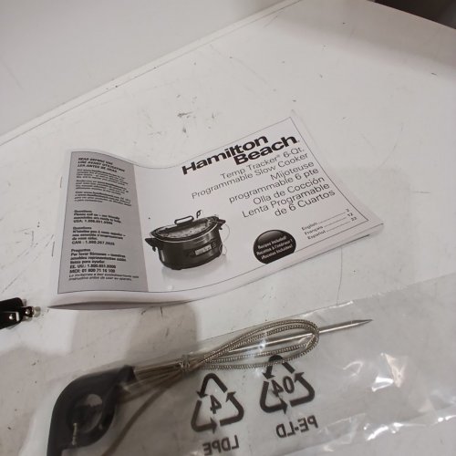 HAMILTON BEACH TEMP TRACKER SLOW COOKER - 6 QT - BLACK (MODEL: 33866) image 4