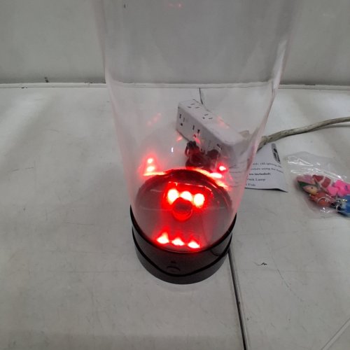 SENCU SENSORY FISH LAMP, 4 FISH INCLUDED - 11.35" H - BLACK image 2