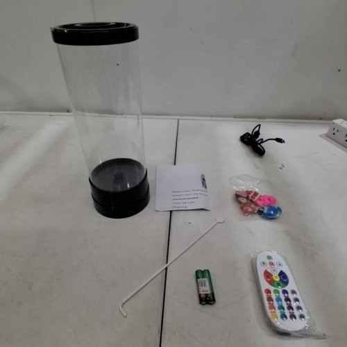SENCU SENSORY FISH LAMP, 4 FISH INCLUDED - 11.35" H - BLACK image 3