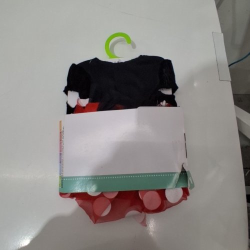 2PC BABY DISGUISE MINNIE MOUSE COSTUME - 12-18 MONTHS - RED BLACK image 3