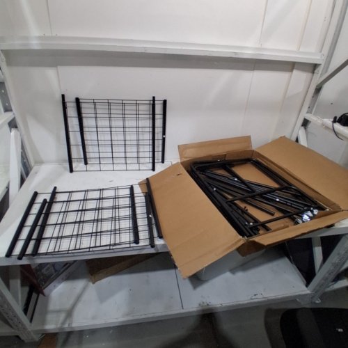 METAL WIRE SHELVING RACK UNIT - BLACK (MODEL: HN-CR-E1) image 2