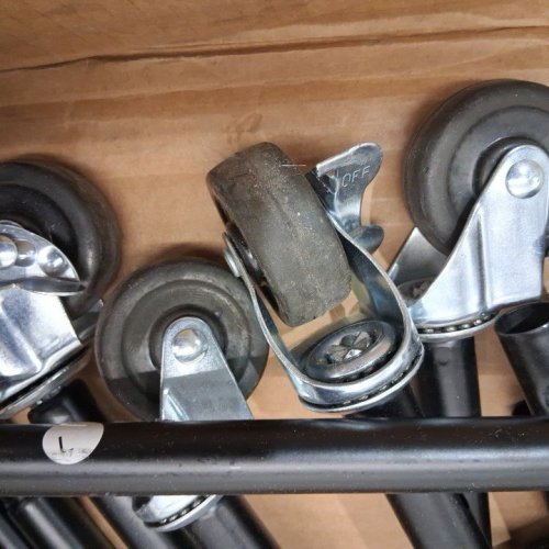 METAL WIRE SHELVING RACK UNIT - BLACK (MODEL: HN-CR-E1) image 5
