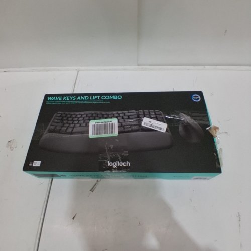 2PC LOGITECH WAVE KEYS KEYBOARD AND LIFT COMBO MOUSE - BLACK (MODEL: 920-013610) image 5