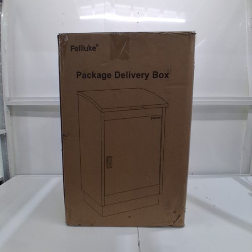 FEILIUKE PACKAGE DELIVERY BOX - 15" X 18" X 30" - BLACK (ITEM: SKPB058) image 7