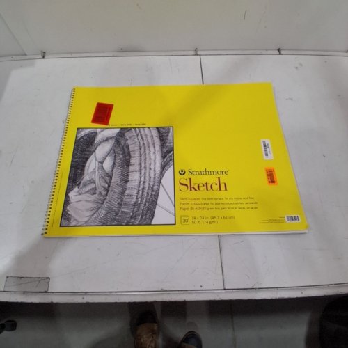 30 SHEETS STRATHMORE SKETCH BOOK - 18" X 24" - WHITE image 2