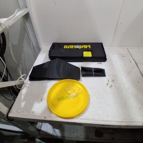 KANJAM TABLETOP DISC THROWING GAME - BLACK/YELLOW (MODEL:1-1-18369-KJ019) image 2