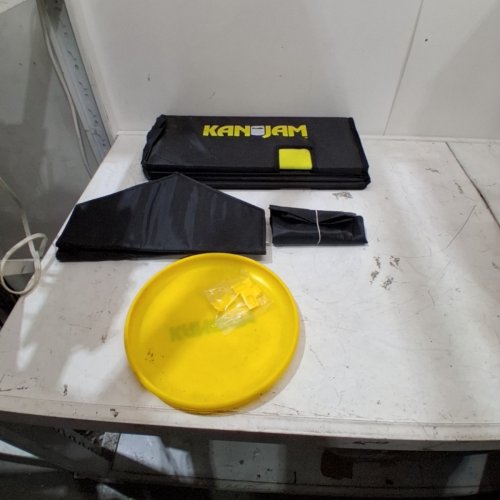 KANJAM TABLETOP DISC THROWING GAME - BLACK/YELLOW (MODEL:1-1-18369-KJ019) image 4